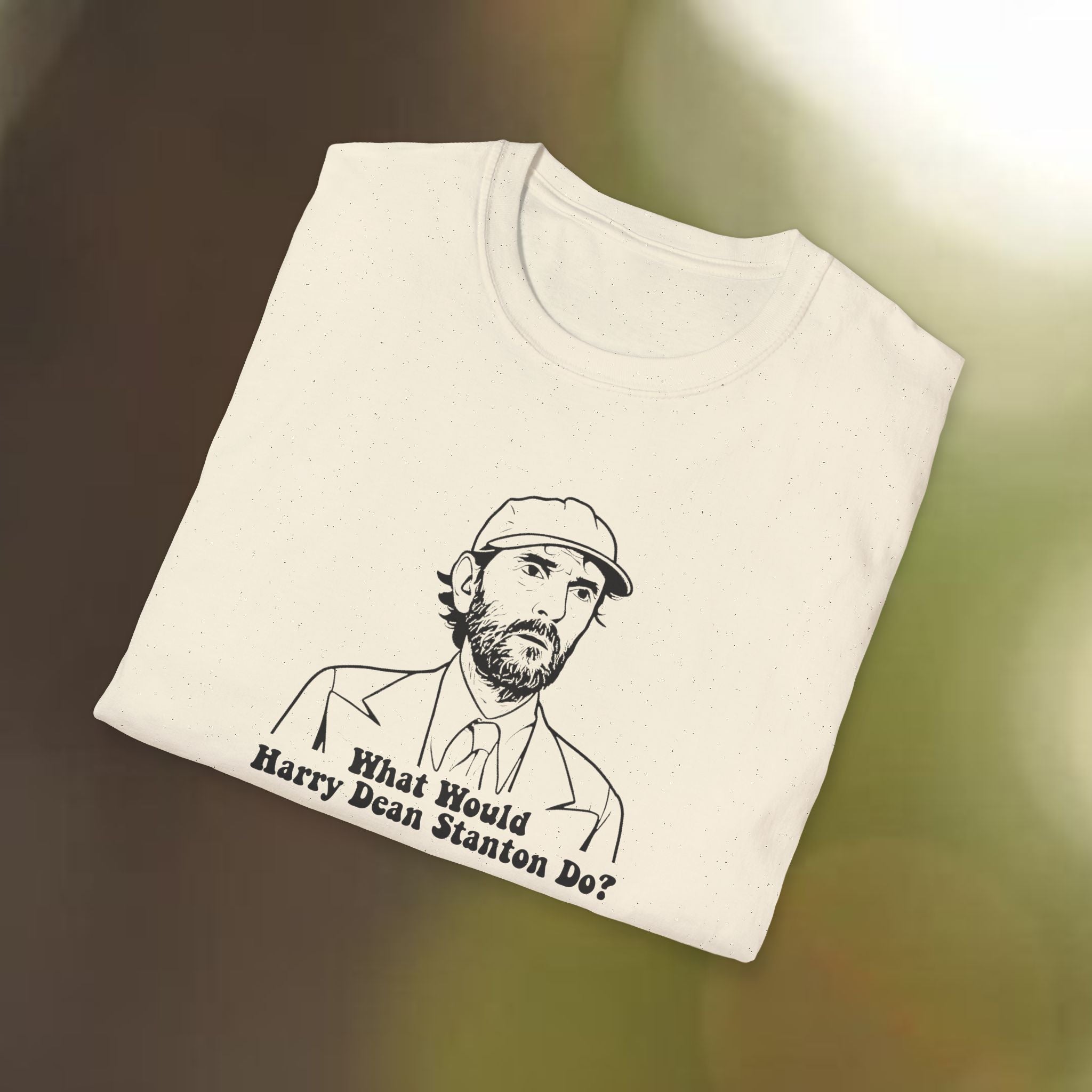 What Would Harry Dean Stanton Do? Unisex Softstyle T-Shirt, Casual Tee, Gift for Movie Lovers, Fun Apparel for All Occasions, Retro [...]