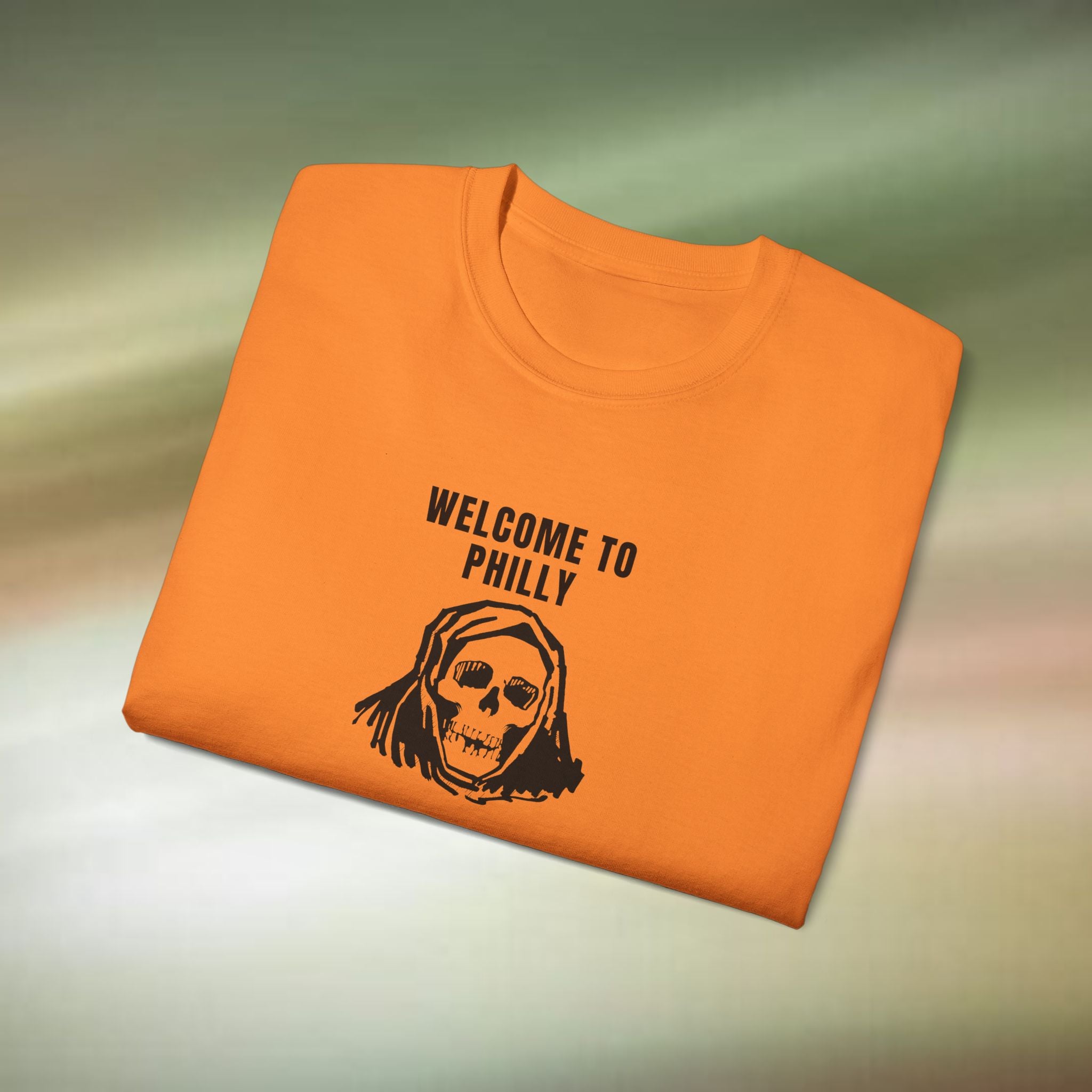 Welcome to Philadelphia Skull Tee | Philly Skull Shirt, Urban Gothic Tee