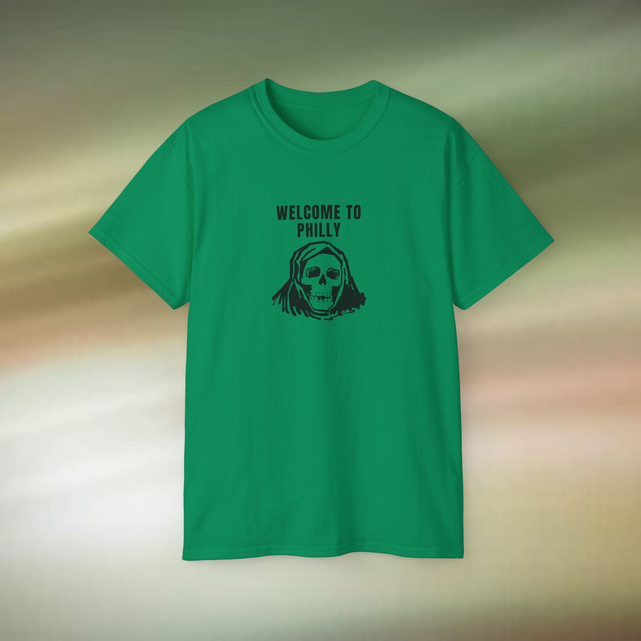 Welcome to Philadelphia Skull Tee | Philly Skull Shirt, Urban Gothic Tee