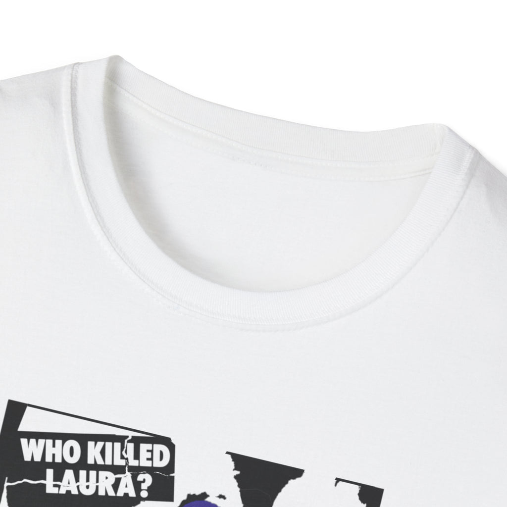 Who Killed Laura? Unisex Softstyle T-Shirt, Twin Peaks fan art