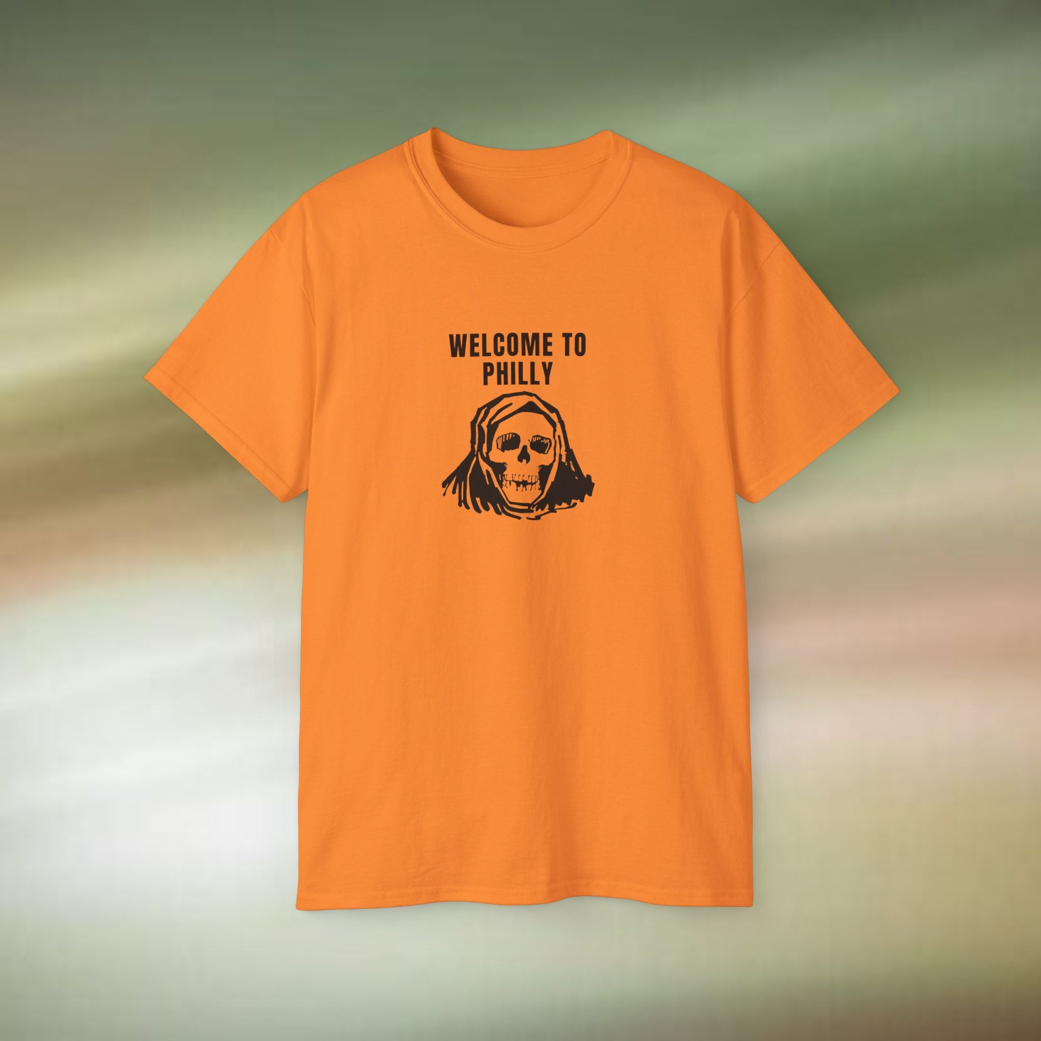 Welcome to Philadelphia Skull Tee | Philly Skull Shirt, Urban Gothic Tee
