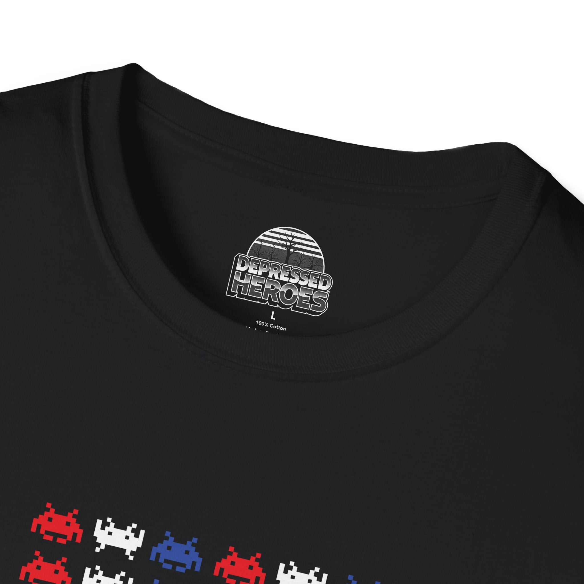 Invaders - Unisex Tee, Vintage Arcade Shirt, 80s Nostalgia Apparel, Fun Casual Wear