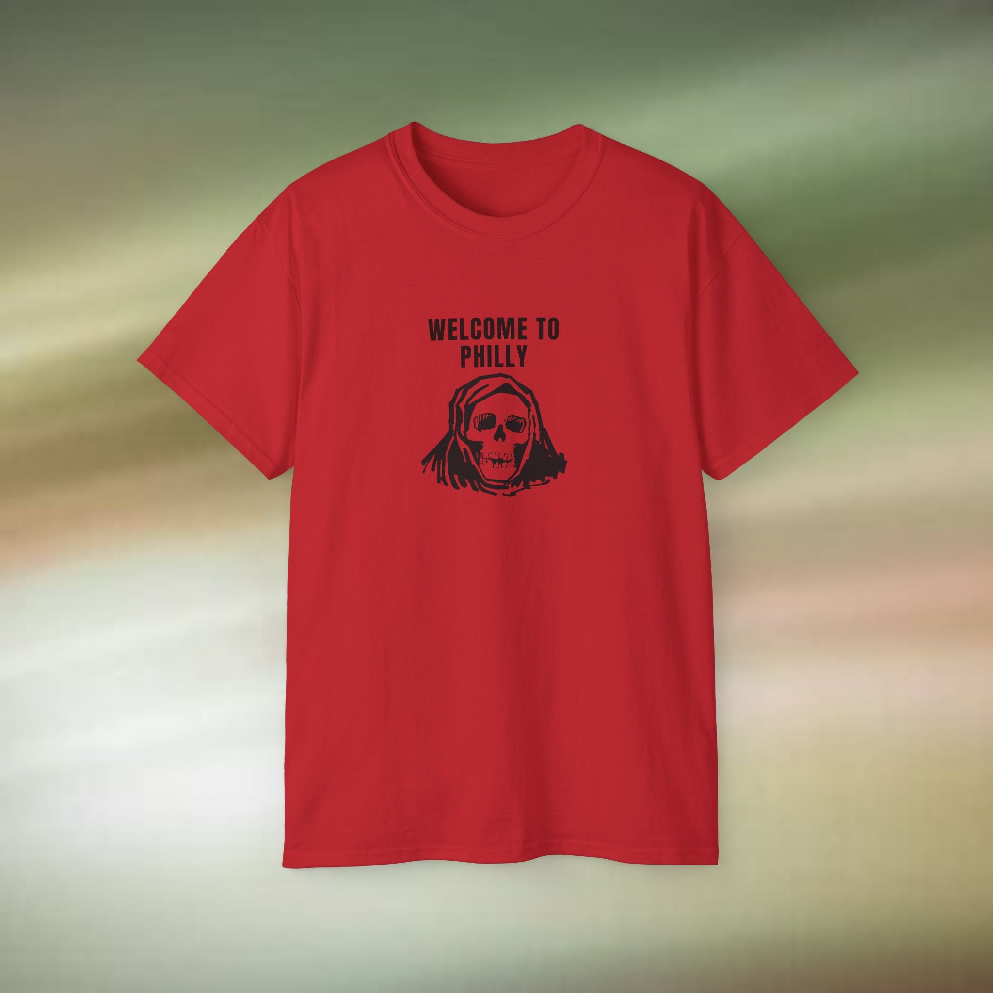 Welcome to Philadelphia Skull Tee | Philly Skull Shirt, Urban Gothic Tee