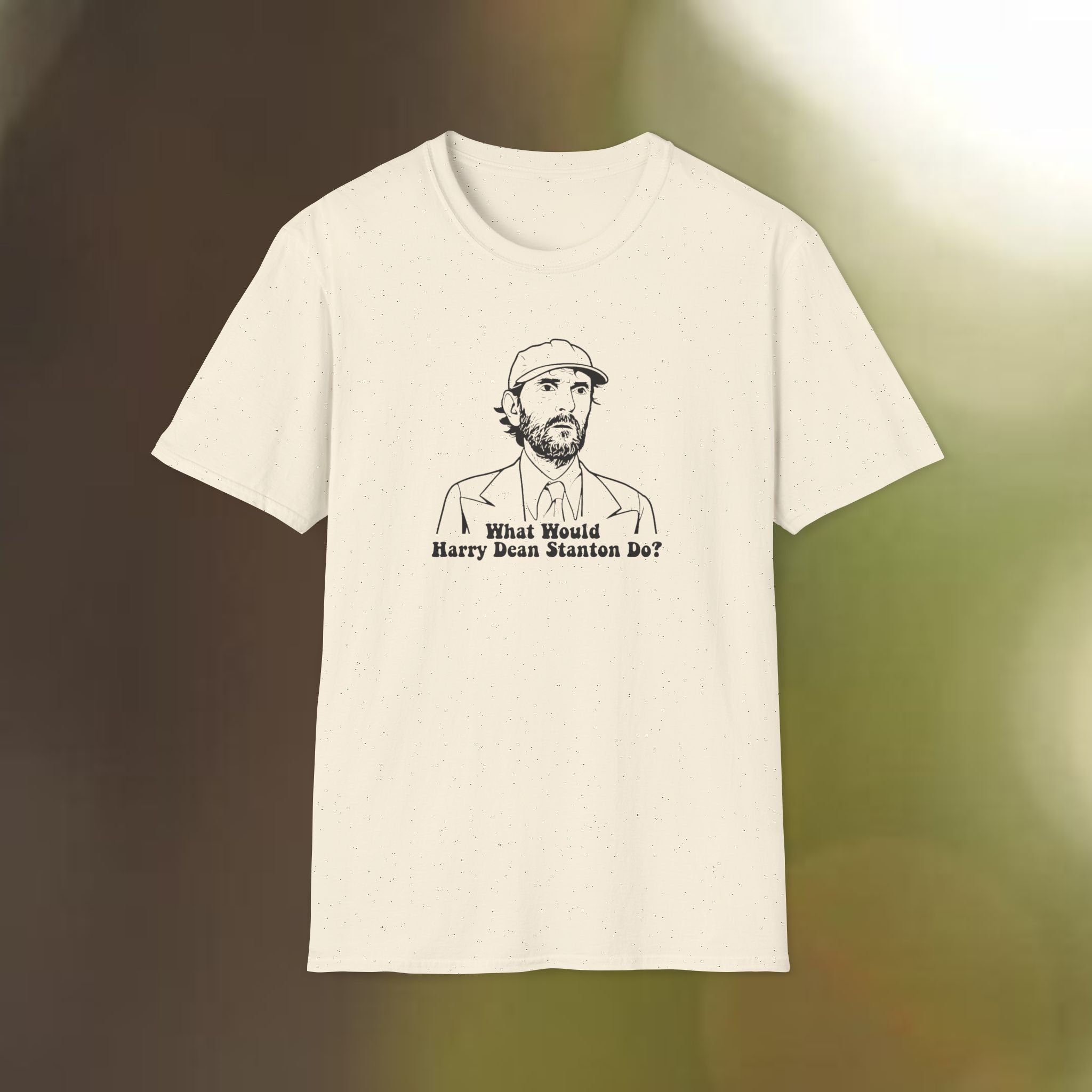 What Would Harry Dean Stanton Do? Unisex Softstyle T-Shirt, Casual Tee, Gift for Movie Lovers, Fun Apparel for All Occasions, Retro [...]